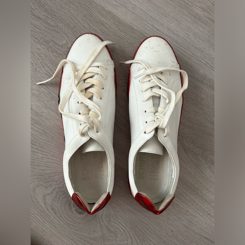 Schutz x Bergdorf The Future is Female Leather Sneaker